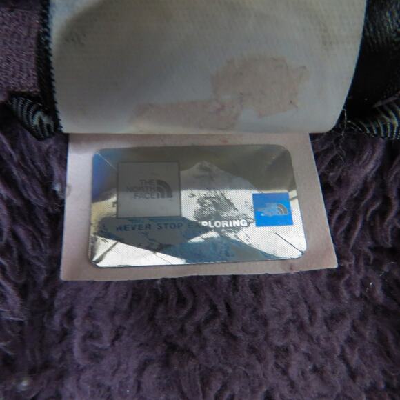 The North Face Women's Osito Fleece Jacket Midnight Mauve Small Purple Fuzzy - Picture 8 of 9